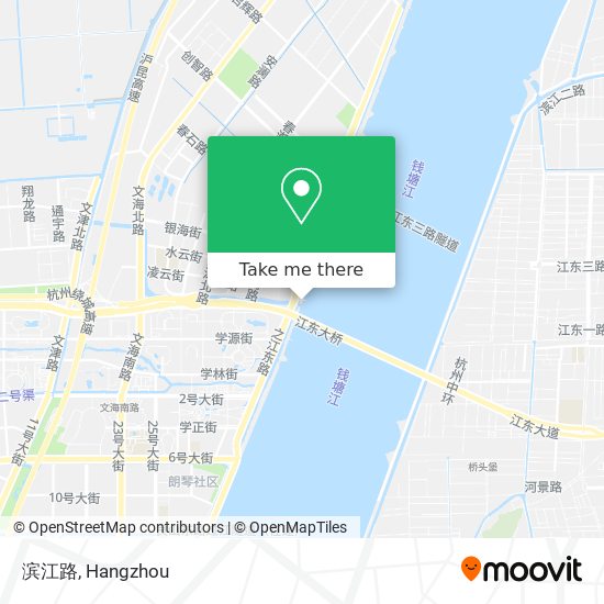 滨江路 map