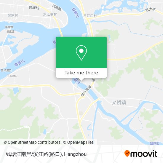 钱塘江南岸/滨江路(路口) map