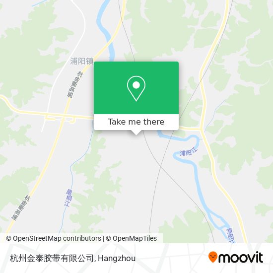 杭州金泰胶带有限公司 map