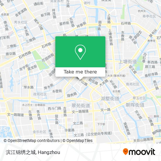 滨江锦绣之城 map