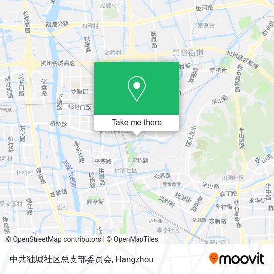 中共独城社区总支部委员会 map