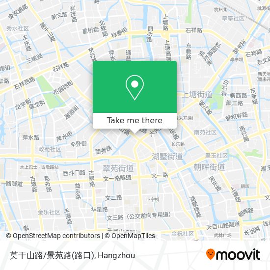 莫干山路/景苑路(路口) map