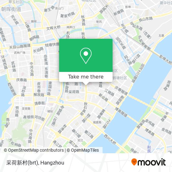 采荷新村(brt) map