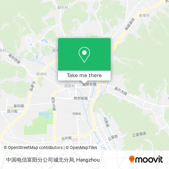 中国电信富阳分公司城北分局 map