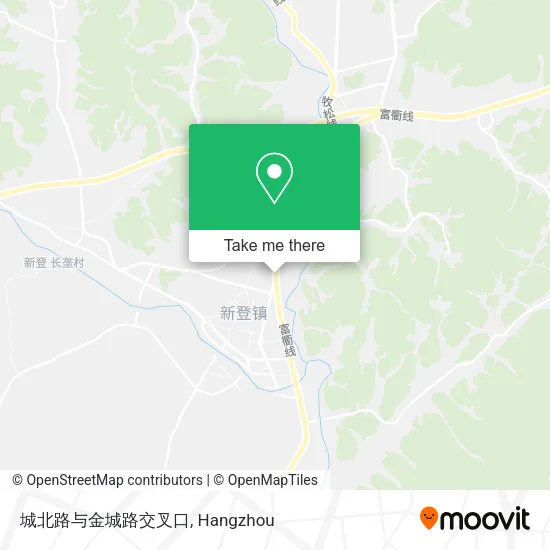 城北路与金城路交叉口 map