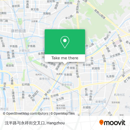 沈半路与永祥街交叉口 map