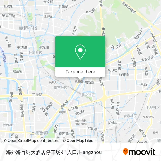 海外海百纳大酒店停车场-出入口 map