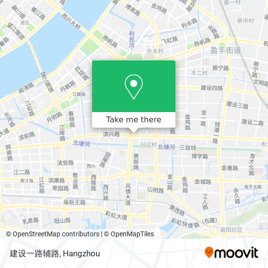 建设一路辅路 map