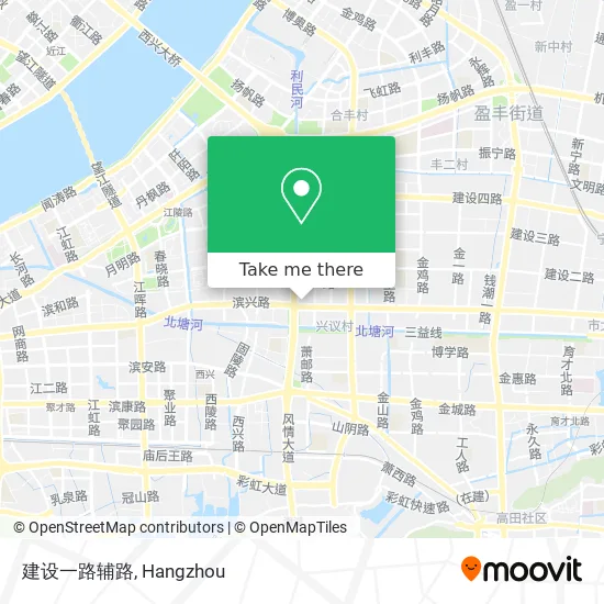 建设一路辅路 map