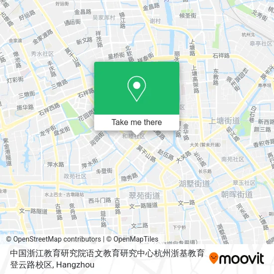 中国浙江教育研究院语文教育研究中心杭州浙基教育登云路校区 map