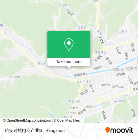 临安跨境电商产业园 map