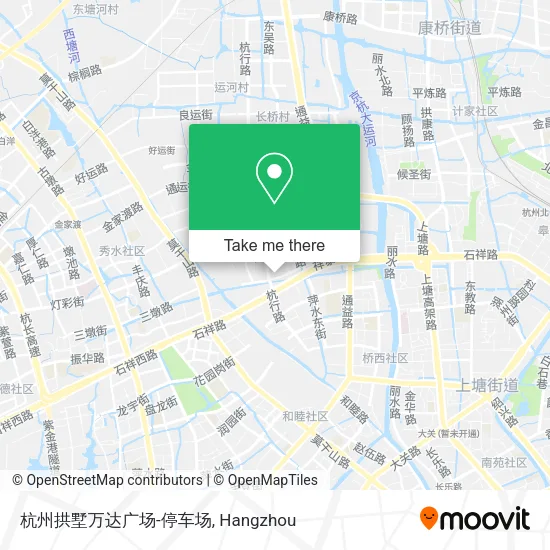 杭州拱墅万达广场-停车场 map
