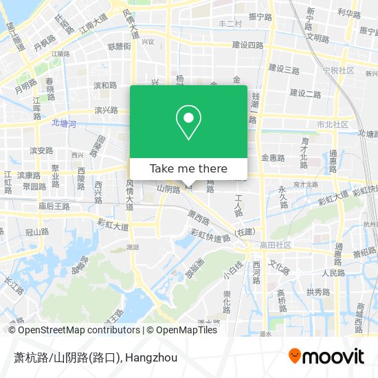 萧杭路/山阴路(路口) map
