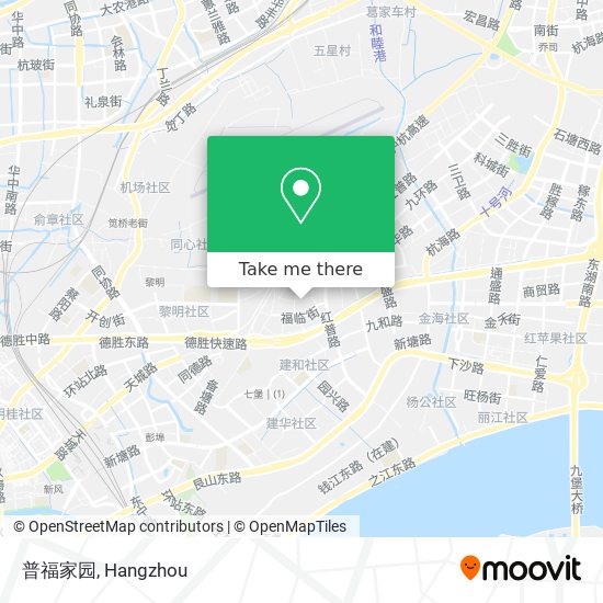 普福家园 map