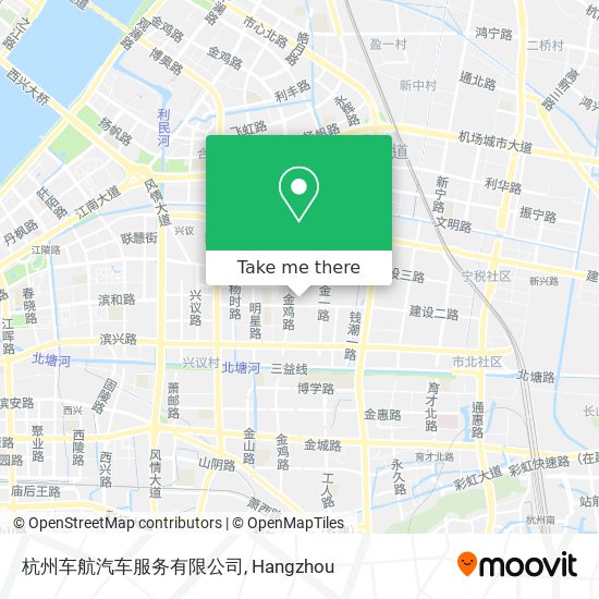 杭州车航汽车服务有限公司 map