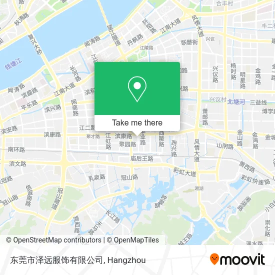 东莞市泽远服饰有限公司 map