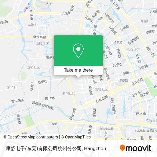 康舒电子(东莞)有限公司杭州分公司 map