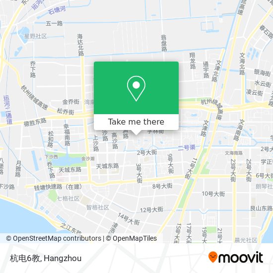 杭电6教 map