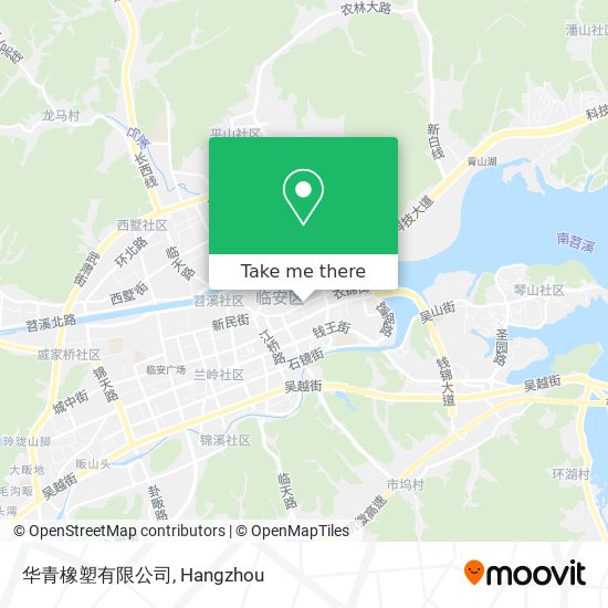 华青橡塑有限公司 map