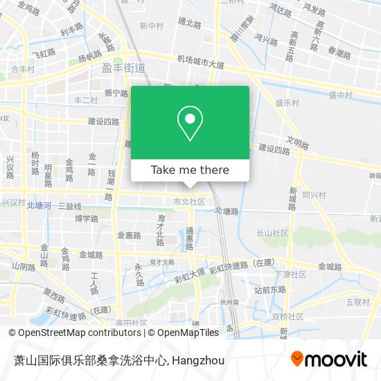 萧山国际俱乐部桑拿洗浴中心 map