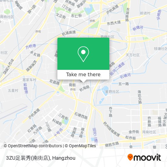 3ZU足装秀(南街店) map