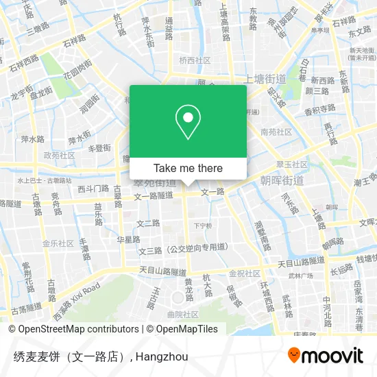 绣麦麦饼（文一路店） map