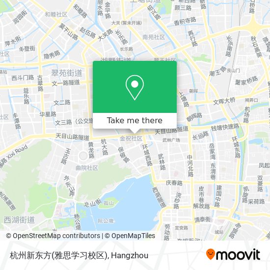 杭州新东方(雅思学习校区) map