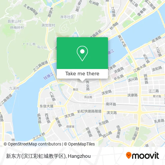 新东方(滨江彩虹城教学区) map