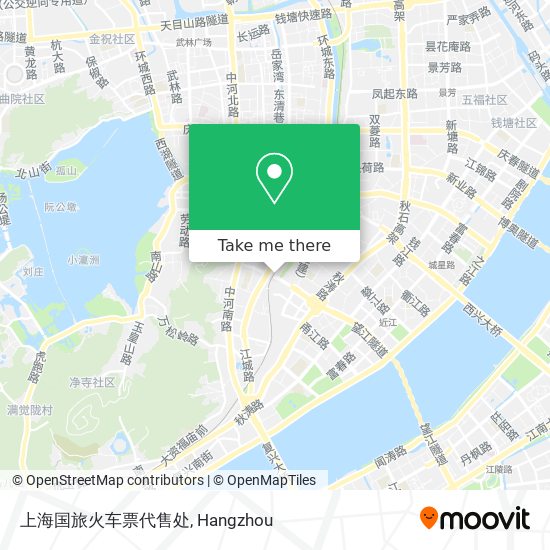 上海国旅火车票代售处 map