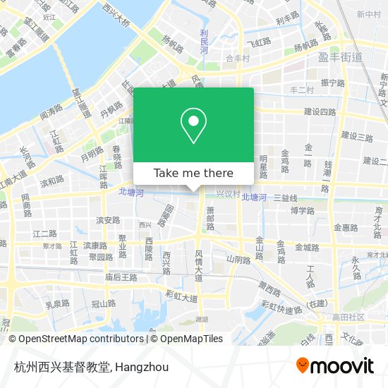 杭州西兴基督教堂 map