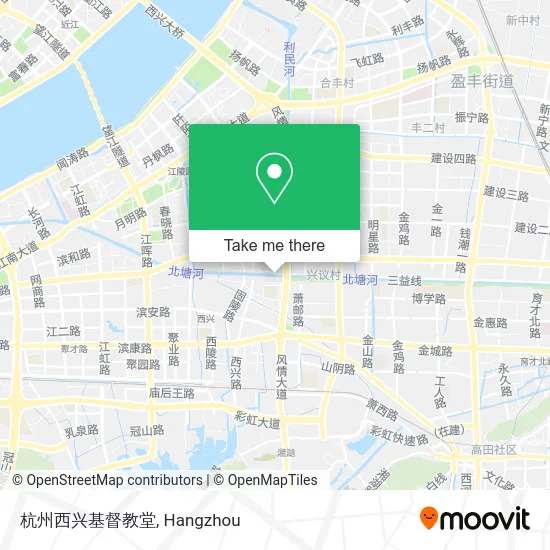 杭州西兴基督教堂 map