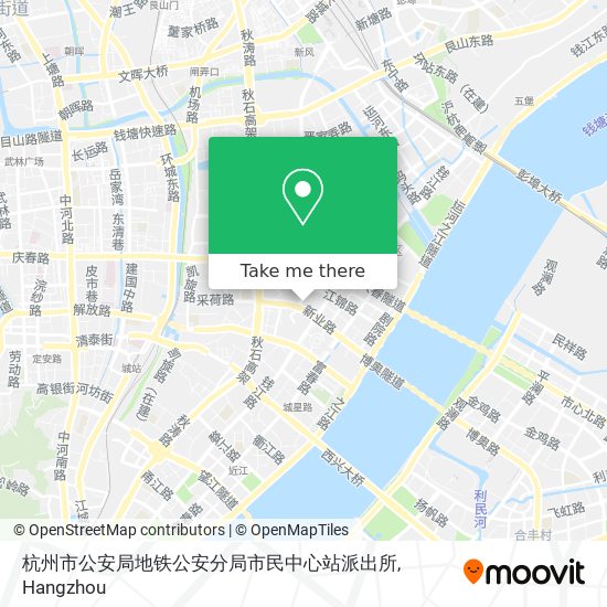杭州市公安局地铁公安分局市民中心站派出所 map