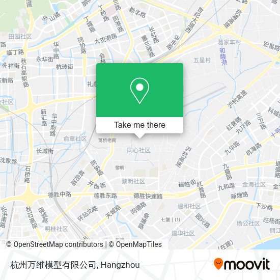 杭州万维模型有限公司 map