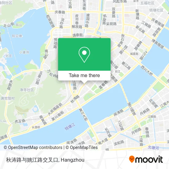 秋涛路与姚江路交叉口 map