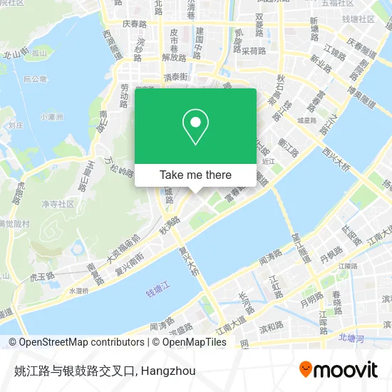 姚江路与银鼓路交叉口 map