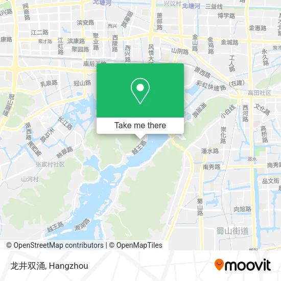 龙井双涌 map