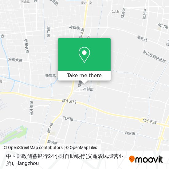 中国邮政储蓄银行24小时自助银行(义蓬农民城营业所) map