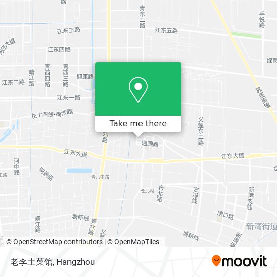 老李土菜馆 map