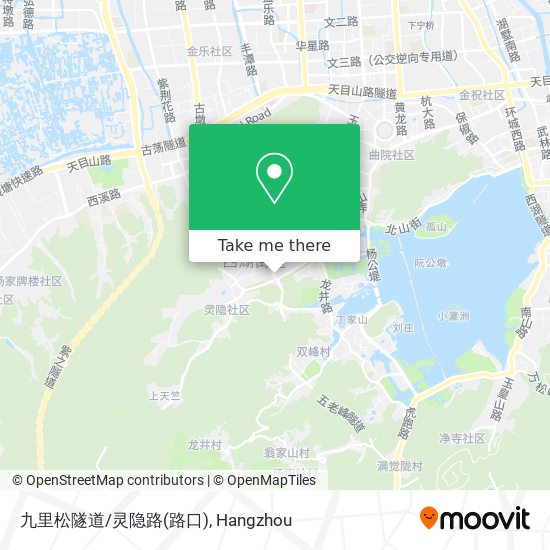 九里松隧道/灵隐路(路口) map