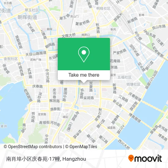 南肖埠小区庆春苑-17幢 map