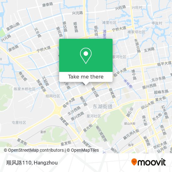 顺风路110 map