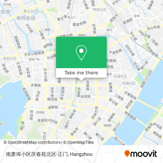 南萧埠小区庆春苑北区-正门 map