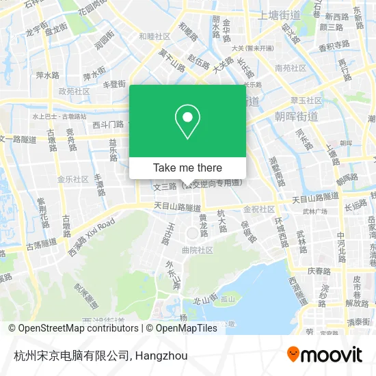 杭州宋京电脑有限公司 map