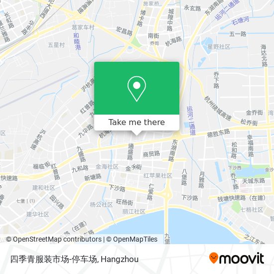 四季青服装市场-停车场 map