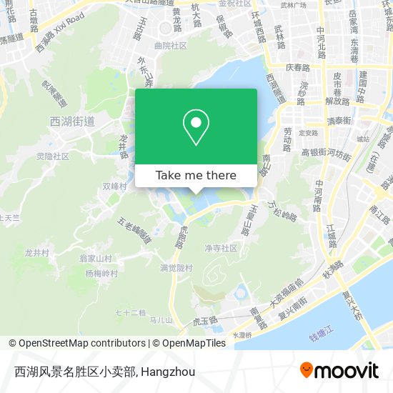 西湖风景名胜区小卖部 map