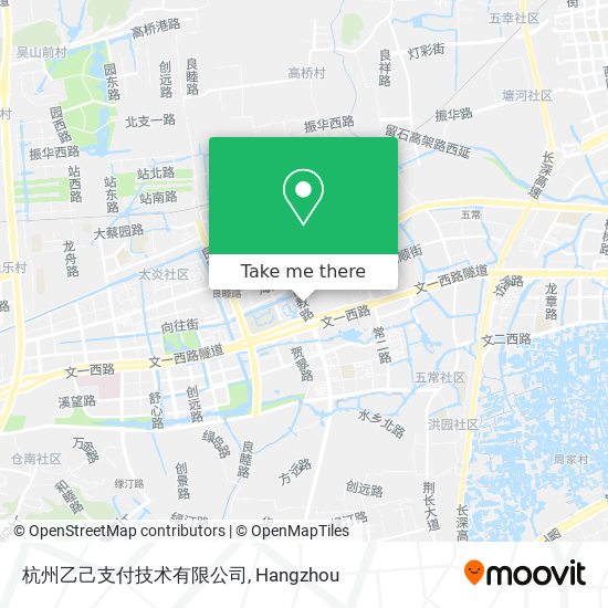 杭州乙己支付技术有限公司 map