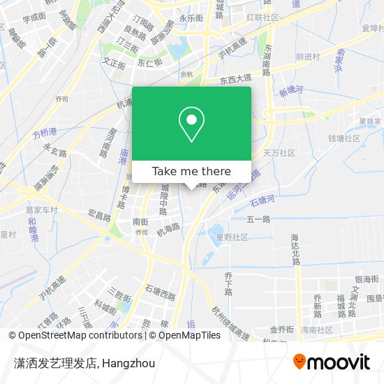 潇洒发艺理发店 map