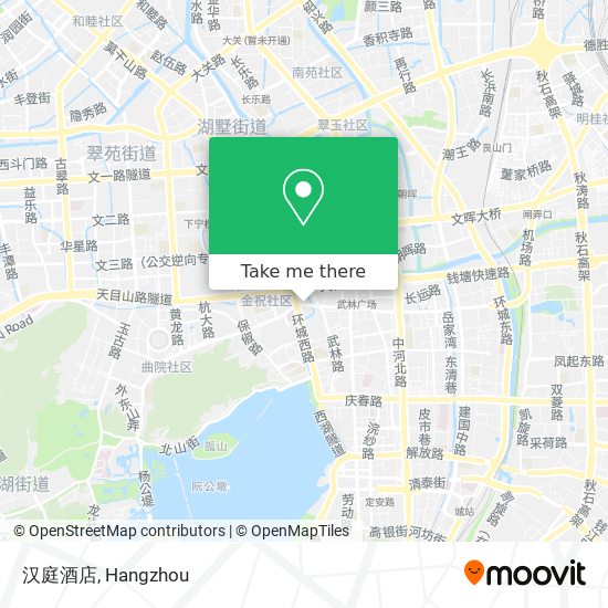 汉庭酒店 map