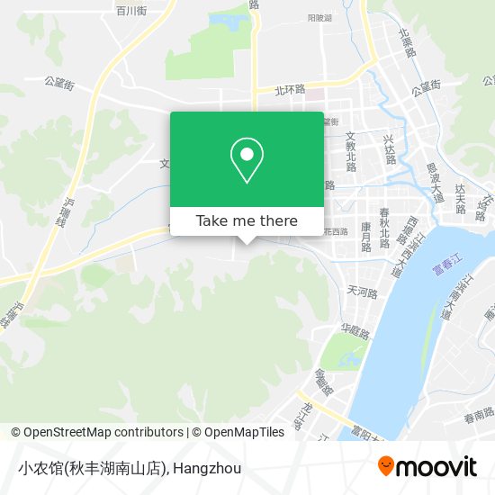 小农馆(秋丰湖南山店) map