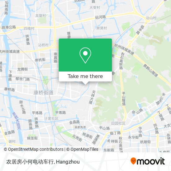 农居房小何电动车行 map
